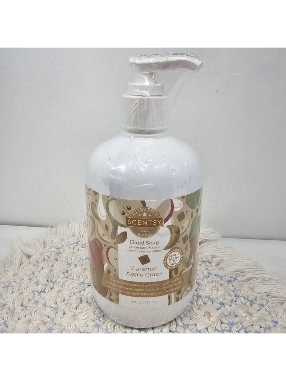 Scentsy Caramel Apple Craze Hand Soap - Moisturizing Liquid Soap - New